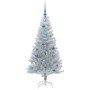 Árbol de Navidad con 150 LED con soporte Plateado 150 cm PET en Decoración Festiva y Estacional | Comprar online en Foru.es