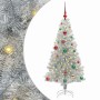 Árbol de Navidad con 150 LED con soporte Plateado 150 cm PET en Decoración Festiva y Estacional | Comprar online en Foru.es