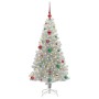 Árbol de Navidad con 150 LED con soporte Plateado 150 cm PET en Decoración Festiva y Estacional | Comprar online en Foru.es