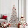 Árbol de Navidad con 300 LED con soporte Plateado 180 cm PET en Decoración Festiva y Estacional | Comprar online en Foru.es