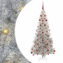 Árbol de Navidad con 300 LED con soporte Plateado 180 cm PET en Decoración Festiva y Estacional | Comprar online en Foru.es