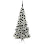 Árbol de Navidad con 300 LED con soporte Plateado 180 cm PET en Decoración Festiva y Estacional | Comprar online en Foru.es