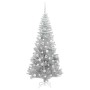 Árbol de Navidad con 300 LED con soporte Plateado 180 cm PET en Decoración Festiva y Estacional | Comprar online en Foru.es