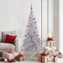 Árbol de Navidad con 300 LED con soporte Plateado 180 cm PET en Decoración Festiva y Estacional | Comprar online en Foru.es