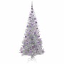 Árbol de Navidad con 300 LED con soporte Plateado 180 cm PET en Decoración Festiva y Estacional | Comprar online en Foru.es