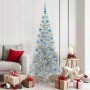 Árbol de Navidad con 300 LED con soporte Plateado 180 cm PET en Decoración Festiva y Estacional | Comprar online en Foru.es