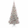 Árbol de Navidad con 300 LED con soporte Plateado 210 cm PET en Decoración Festiva y Estacional | Comprar online en Foru.es