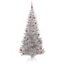 Árbol de Navidad con 300 LED con soporte Plateado 210 cm PET en Decoración Festiva y Estacional | Comprar online en Foru.es
