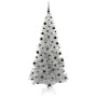 Árbol de Navidad con 300 LED con soporte Plateado 210 cm PET en Decoración Festiva y Estacional | Comprar online en Foru.es