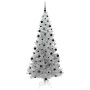 Árbol de Navidad con 300 LED con soporte Plateado 210 cm PET en Decoración Festiva y Estacional | Comprar online en Foru.es