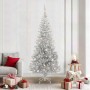 Árbol de Navidad con 300 LED con soporte Plateado 210 cm PET en Decoración Festiva y Estacional | Comprar online en Foru.es