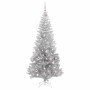 Árbol de Navidad con 300 LED con soporte Plateado 210 cm PET en Decoración Festiva y Estacional | Comprar online en Foru.es