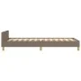 Estructura de cama con cabecero de tela gris taupe 80x200 cm de vidaXL, Camas y somieres - Ref: Foro24-3125256, Precio: 161,8...