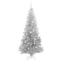 Árbol de Navidad con 300 LED con soporte Plateado 210 cm PET en Decoración Festiva y Estacional | Comprar online en Foru.es