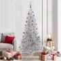 Árbol de Navidad con 300 LED con soporte Plateado 210 cm PET en Decoración Festiva y Estacional | Comprar online en Foru.es