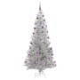 Árbol de Navidad con 300 LED con soporte Plateado 210 cm PET en Decoración Festiva y Estacional | Comprar online en Foru.es
