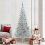 Árbol de Navidad con 300 LED con soporte Plateado 210 cm PET en Decoración Festiva y Estacional | Comprar online en Foru.es