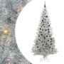 Árbol de Navidad con 300 LED con soporte Plateado 240 cm PET en Decoración Festiva y Estacional | Comprar online en Foru.es