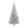 Árbol de Navidad con 300 LED con soporte Plateado 240 cm PET en Decoración Festiva y Estacional | Comprar online en Foru.es