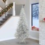 Árbol de Navidad con 300 LED con soporte Plateado 240 cm PET en Decoración Festiva y Estacional | Comprar online en Foru.es
