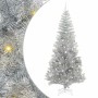 Árbol de Navidad con 300 LED con soporte Plateado 240 cm PET en Decoración Festiva y Estacional | Comprar online en Foru.es