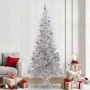Árbol de Navidad con 300 LED con soporte Plateado 240 cm PET en Decoración Festiva y Estacional | Comprar online en Foru.es