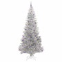 Árbol de Navidad con 300 LED con soporte Plateado 240 cm PET en Decoración Festiva y Estacional | Comprar online en Foru.es