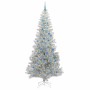 Árbol de Navidad con 300 LED con soporte Plateado 240 cm PET en Decoración Festiva y Estacional | Comprar online en Foru.es