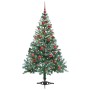 Árbol de Navidad artificial Verde 150 cm PVC y acero en Decoración Festiva y Estacional | Comprar online en Foru.es