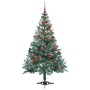 Árbol de Navidad artificial Verde 150 cm PVC y acero en Decoración Festiva y Estacional | Comprar online en Foru.es