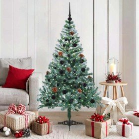 Árbol de Navidad artificial Verde 150 cm PVC y acero en Decoración Festiva y Estacional | Comprar online en Foru.es