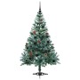 Árbol de Navidad artificial Verde 150 cm PVC y acero en Decoración Festiva y Estacional | Comprar online en Foru.es