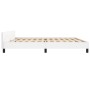 Estructura de cama cabecero cuero sintético blanco 200x200 cm de vidaXL, Camas y somieres - Ref: Foro24-3125470, Precio: 248,...