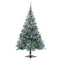Árbol de Navidad artificial Verde 150 cm PVC y acero en Decoración Festiva y Estacional | Comprar online en Foru.es