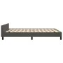 Dark gray velvet bed frame with headboard 140x200 cm by vidaXL, Beds and slatted bases - Ref: Foro24-3126002, Price: 226,56 €...