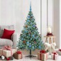 Árbol de Navidad artificial Verde 150 cm PVC y acero en Decoración Festiva y Estacional | Comprar online en Foru.es