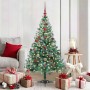 Árbol de Navidad artificial Verde 150 cm PVC y acero en Decoración Festiva y Estacional | Comprar online en Foru.es
