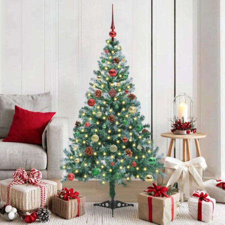 Árbol de Navidad artificial Verde 150 cm PVC y acero en Decoración Festiva y Estacional | Comprar online en Foru.es