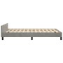 Estructura de cama con cabecero terciopelo gris claro 120x200cm de vidaXL, Camas y somieres - Ref: Foro24-3125684, Precio: 15...