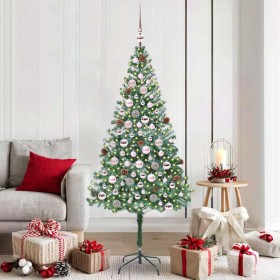 Árbol de Navidad artificial Verde 180 cm PVC y acero en Decoración Festiva y Estacional | Comprar online en Foru.es