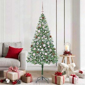 Árbol de Navidad artificial Verde 180 cm PVC y acero en Decoración Festiva y Estacional | Comprar online en Foru.es