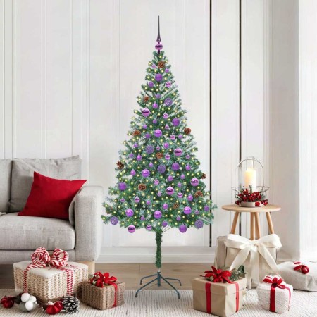 Árbol de Navidad artificial Verde 180 cm PVC y acero en Decoración Festiva y Estacional | Comprar online en Foru.es