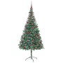 Árbol de Navidad artificial Verde 210 cm PVC y acero en Decoración Festiva y Estacional | Comprar online en Foru.es