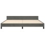 Estructura cama con cabecero terciopelo gris oscuro 200x200 cm de vidaXL, Camas y somieres - Ref: Foro24-3125898, Precio: 249...