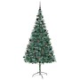 Árbol de Navidad artificial Verde 210 cm PVC y acero en Decoración Festiva y Estacional | Comprar online en Foru.es