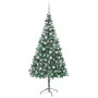Árbol de Navidad artificial Verde 210 cm PVC y acero en Decoración Festiva y Estacional | Comprar online en Foru.es