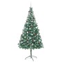 Árbol de Navidad artificial Verde 210 cm PVC y acero en Decoración Festiva y Estacional | Comprar online en Foru.es