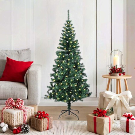 Árbol de Navidad Artificial Preiluminado Verde 120 cm en Decoración Festiva y Estacional | Comprar online en Foru.es