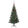 Árbol de Navidad Artificial Preiluminado Verde 120 cm en Decoración Festiva y Estacional | Comprar online en Foru.es
