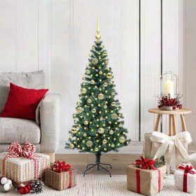 Árbol de Navidad Artificial Preiluminado Verde 120 cm en Decoración Festiva y Estacional | Comprar online en Foru.es